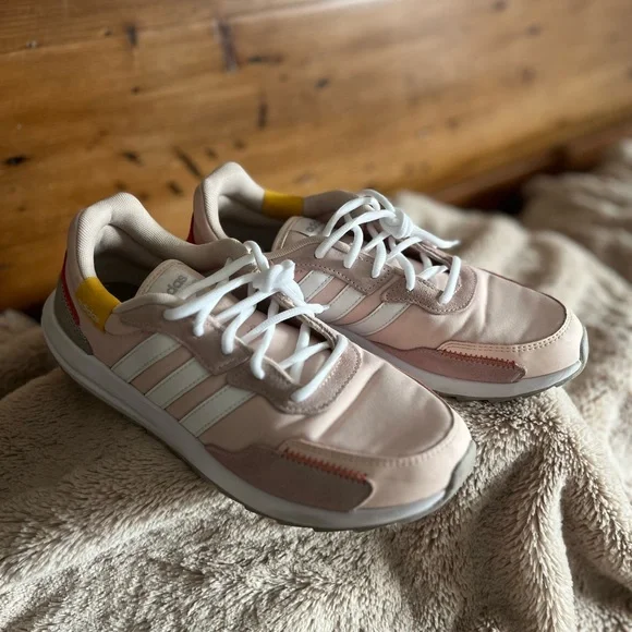 Adidas Light Pink and White Shoes - Picture 8 of 14